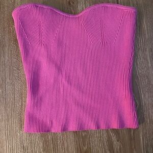 Pink tube top